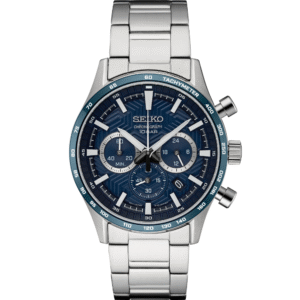 Seiko SSB445 Quartz Chronograph Blue Dial Men's Watch