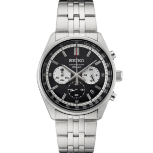 Seiko SSB429 Chronograph Quartz Black Dial Men's Watch