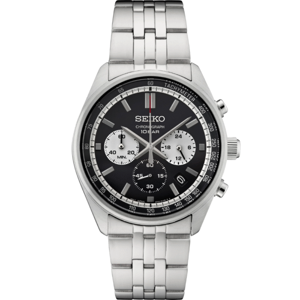 Seiko SSB429 Chronograph Quartz Black Dial Men's Watch