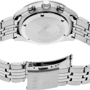 Seiko SSB425 Chronograph Quartz White Dial Men's Watch