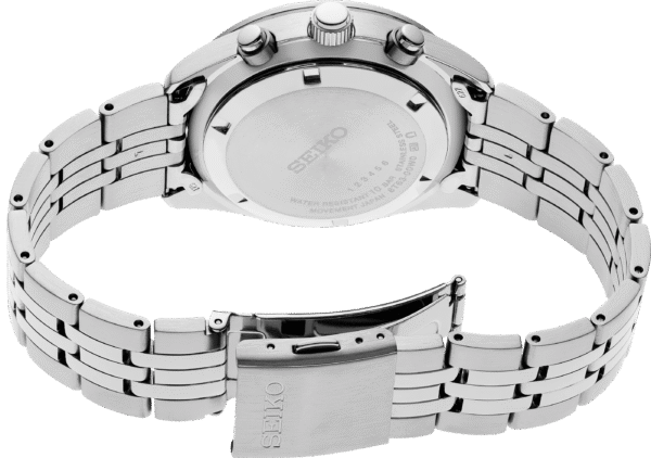 Seiko SSB425 Chronograph Quartz White Dial Men's Watch