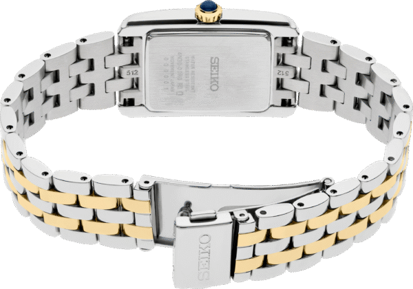 Seiko SWR093 Quartz Silver Dial Two-Tone Women's Watch - Image 2
