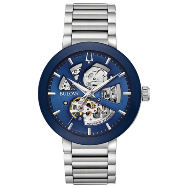 Bulova 96A204 Futuro Automimic Blue Dial Men's Watch