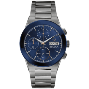Bulova 98C143 Millennia Chronograph Quartz Blue Dial Men's Watch