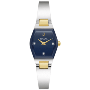 Bulova 98P218 Gemini Quartz Silver-Tone Women's Watch