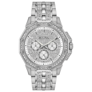 96C134 Bulova Men's Octava Silver Dial Watch
