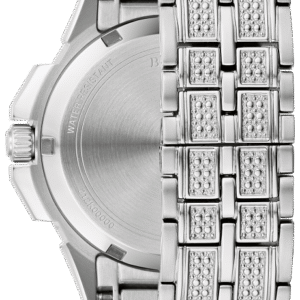 96L305 Bulova Octava Quartz Crystal Silver Dial Ladies Watch