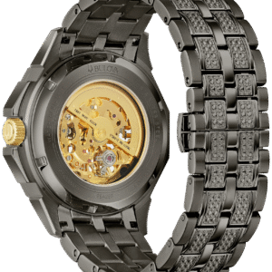 98A293 Bulova Octava Crystal Gray Automatic Men's Watch