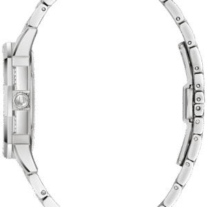 96L305 Bulova Octava Quartz Crystal Silver Dial Ladies Watch