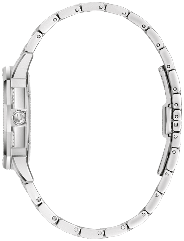 96L305 Bulova Octava Quartz Crystal Silver Dial Ladies Watch
