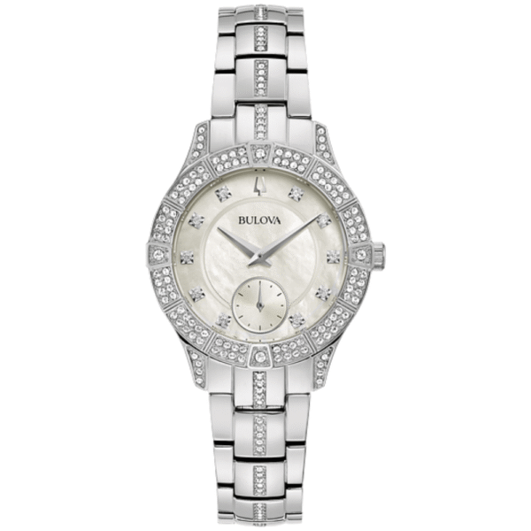 96L291 Bulova Phantom Stainless Steel Crystal Quartz Women's Watch