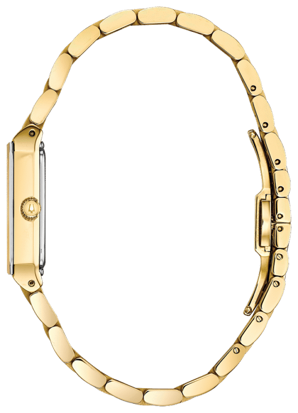 97P140 Bulova Quadra Yellow Gold-Tone Women's Watch