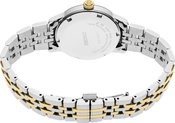 Seiko SRPL64 Presage Gold Dial Stainless Steel Women's Watch
