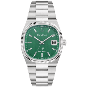 96B439 Bulova Classic Green Dial Quartz Dress Men's Watch