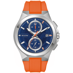 96B407 Bulova Maquina Quartz Blue Dial Men's Watch