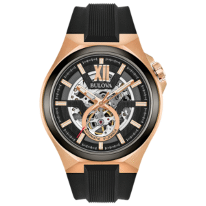 Bulova Classic Black Dial Automatic Men’s Watch – 98A177